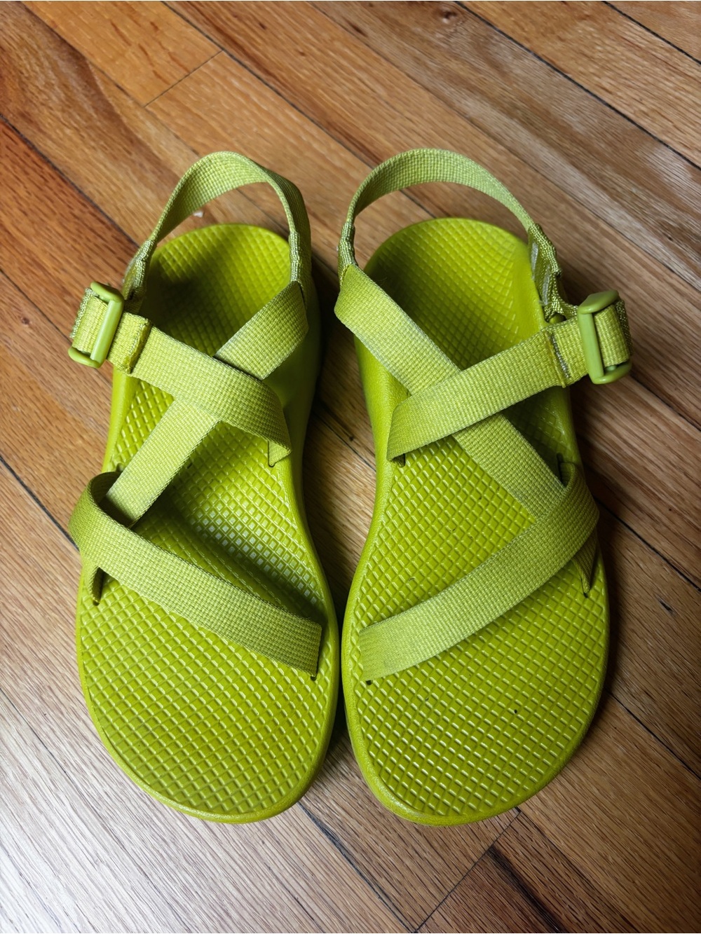 Chaco Neon yellow-lime Green Women's Sandals